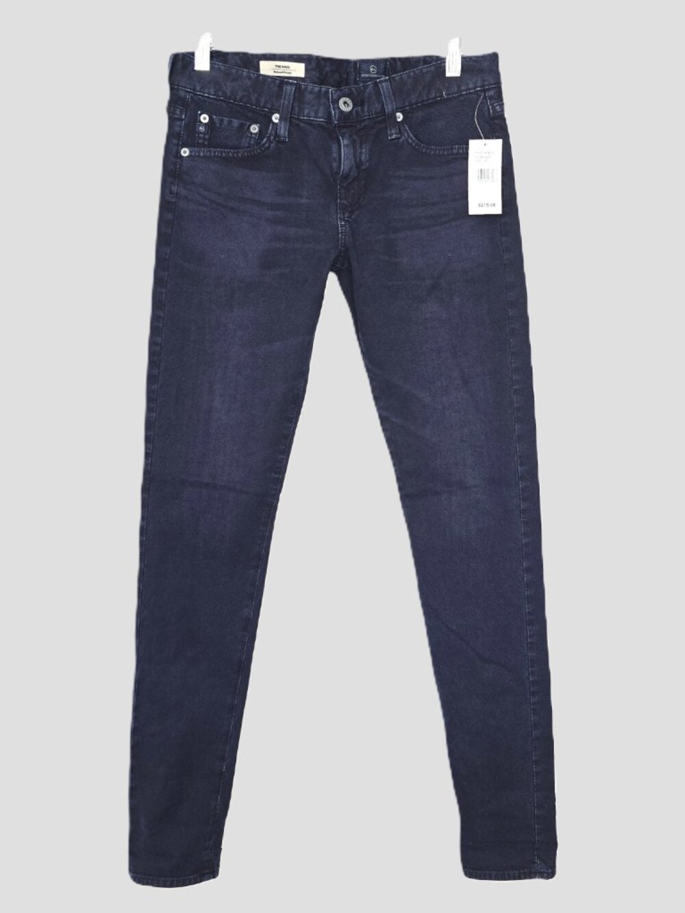 Ag Adriano Goldschmied The Nikki Relaxed Skinny Jeans 27 Blue Dark Wash NWT